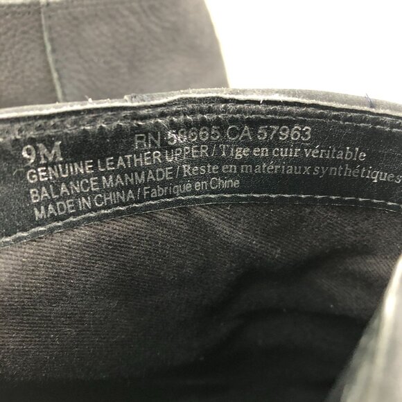 BP Women's Size 9M Trolley Black Leather High Heel Side Zip Ankle Booties Boots - Picture 14 of 15